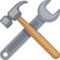 Hammer and Wrench emoji on Facebook